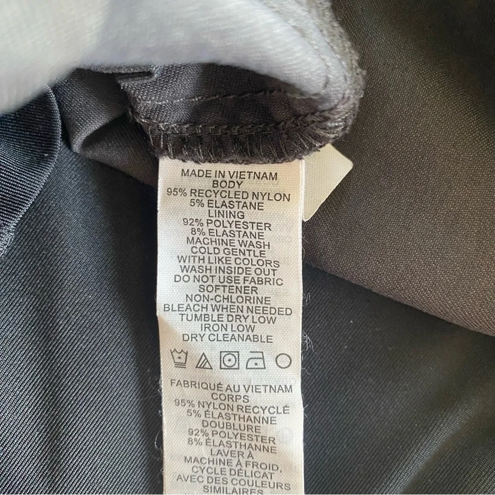 Prana Alana Skort Dark Iron Gray Athletic Skirt Summer Travel Athleisure XS